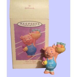 Hallmark  Ham & Eggs 1995 Easter Collection Keepsake Ornament